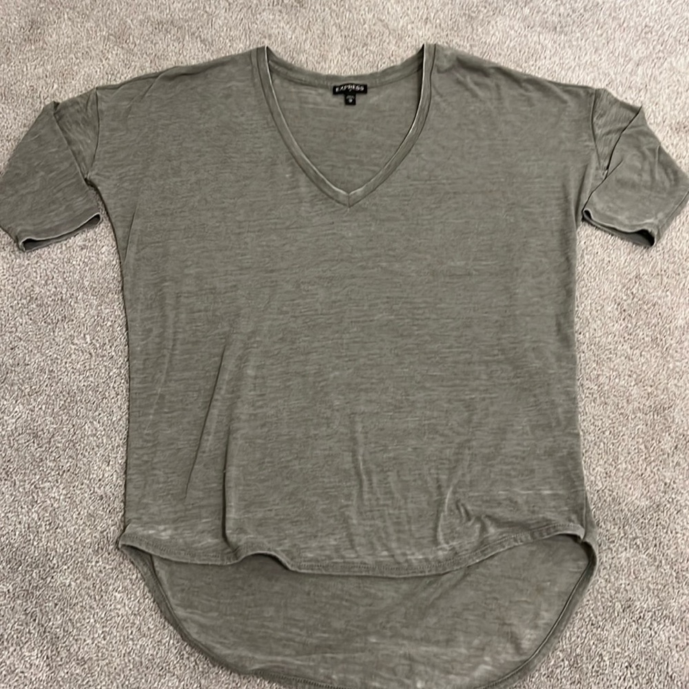 Express longer short sleeved tee